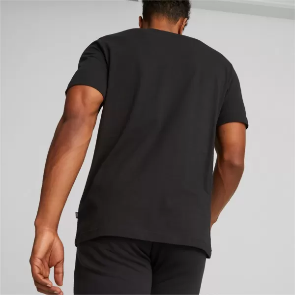  Moška majica s kratkimi rokavi PUMA ESS SMALL LOGO TEE 586668-01 ČRNA 