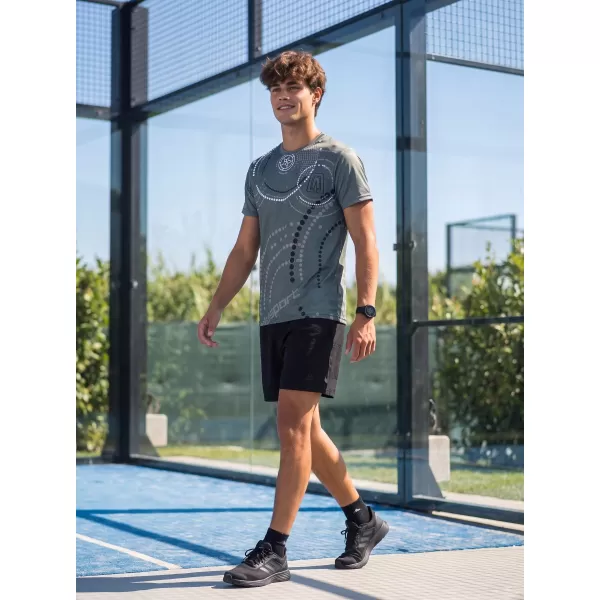  Premium moška majica s kratkimi rokavi ALTISPORT VOJ/ALM003TR01 GRAFIT 