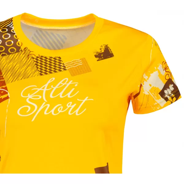  Ženska premium funkcionalna majica ALTISPORT VOJ/ALW009TR01 RUMENA 