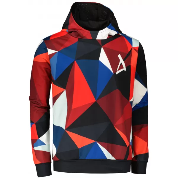  Moški premium pulover ALTISPORT VOJ/ALM007MI01 MORNARSKO MODRA/RDEČA 