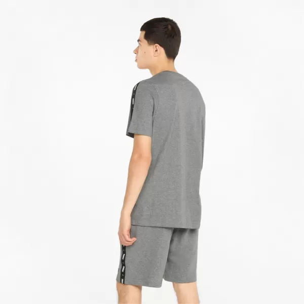 Moška majica s kratkimi rokavi PUMA ESS+ TAPE TEE 847382-03 SIVA 