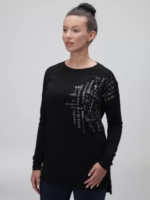 Ženska majica s kratkimi rokavi LOAP ABVERA CLW23153 ČRNA