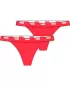 Spodnje perilo PUMA WOMEN TANGA STRING 2P PACK 938180-03 ROZA