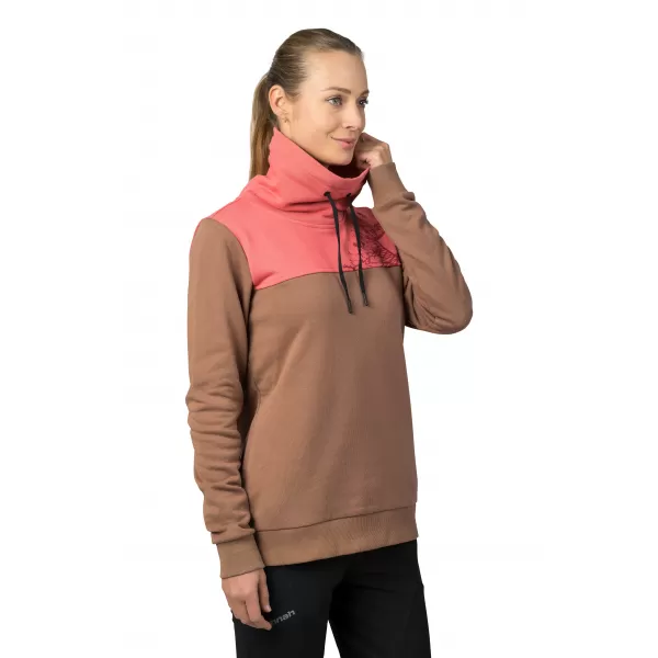  Ženski pulover HANNAH SIBELE COCA MOCHA/UVELA VRTNICA 
