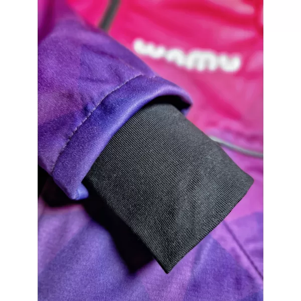  Otroška softshell jakna WAMU MOZAIKA VIJOLIČNA 