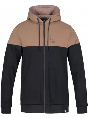 Moški pulover HANNAH FEZCO HOODY ANTRACIT/COCA MOCHA