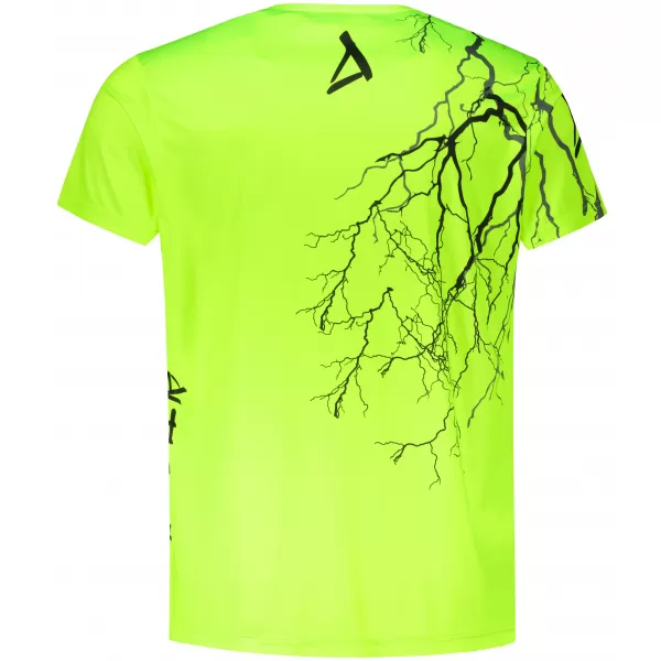  Premium moška majica s kratkimi rokavi ALTISPORT VOJ/ALM004TR01 NEON RUMENA 
