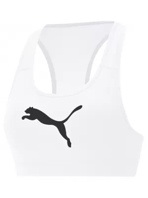 Ženski nedrček PUMA MID IMPACT 4KEEPS GRAPHIC BRA PM 520306-52 BELA