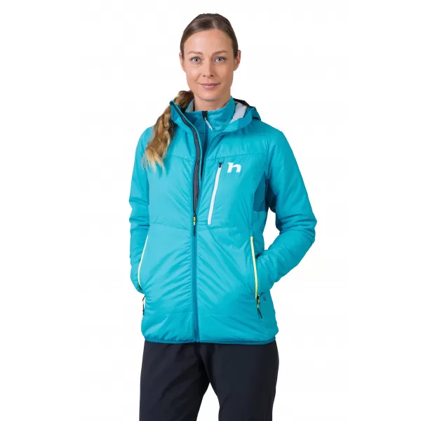  Ženska jakna HANNAH NAVA HOODY SCUBA MODRA/EMAJL MODRA 