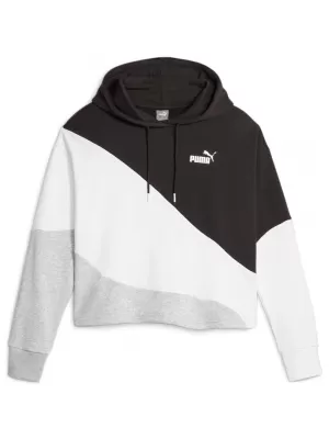 Ženski pulover PUMA POWER CAT HOODIE TR 673977-51 ČRNA