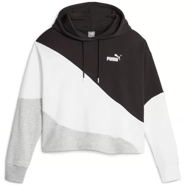  Ženski pulover PUMA POWER CAT HOODIE TR 673977-51 ČRNA 