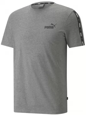 Moška majica s kratkimi rokavi PUMA ESS+ TAPE TEE 847382-03 SIVA