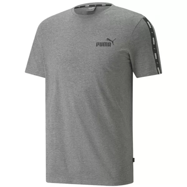  Moška majica s kratkimi rokavi PUMA ESS+ TAPE TEE 847382-03 SIVA 