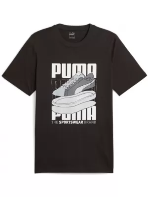Moška majica s kratkimi rokavi PUMA GRAPHICS SNEAKER TEE 677186-01 ČRNA