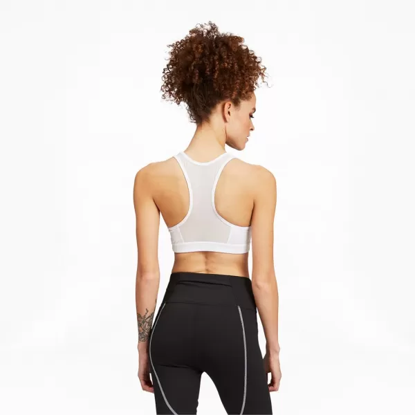  Ženski nedrček PUMA MID IMPACT 4KEEPS GRAPHIC BRA PM 520306-52 BELA 