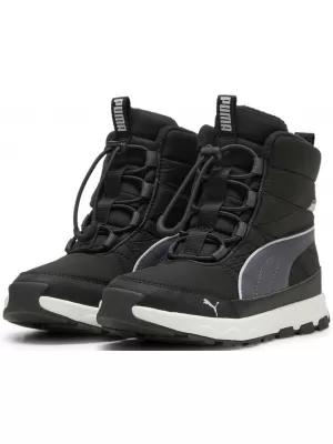 Otroški čevlji PUMA EVOLVE BOOT JR 392644-01 ČRNA