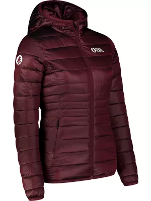 Ženska prešita jakna NORDBLANC SPARKLE NBWJL7947 BORDO