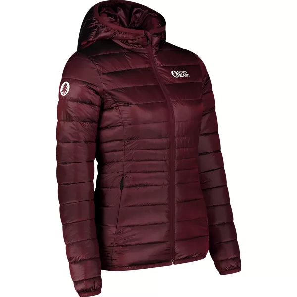  Ženska prešita jakna NORDBLANC SPARKLE NBWJL7947 BORDO 