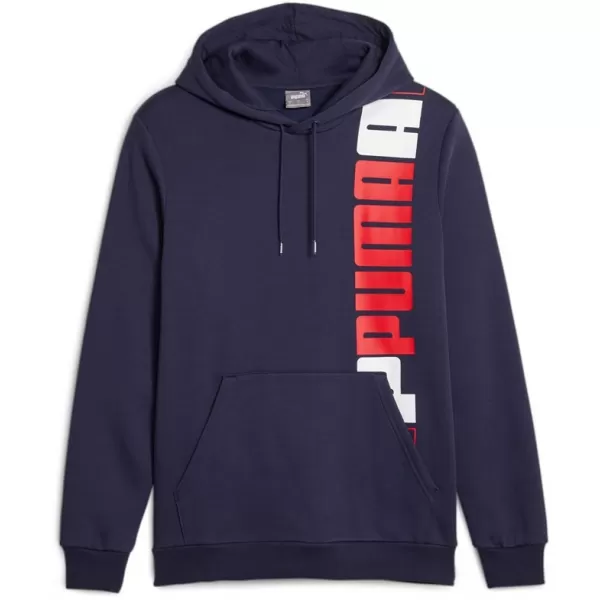  Moški pulover PUMA ESS+ LOGO LAB HOODIE FL 675919-06 MODRA 