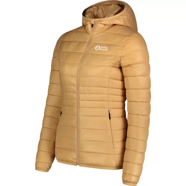  Ženska prešita jakna NORDBLANC SPARKLE NBWJL7947 BEŽ 