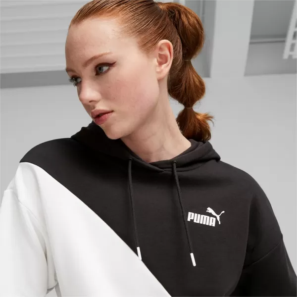  Ženski pulover PUMA POWER CAT HOODIE TR 673977-51 ČRNA 