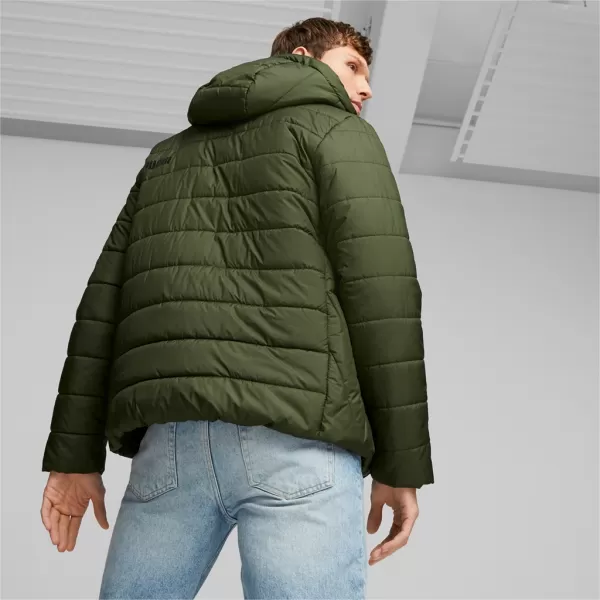  Moška jakna PUMA ESS HOODED PADDED JACKET 848938-31 ZELENA 