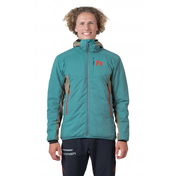  Moška jakna HANNAH KECHU HOODY OLJE MODRO/ŽGANA OLJKA 