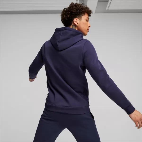  Moški pulover PUMA ESS+ LOGO LAB HOODIE FL 675919-06 MODRA 
