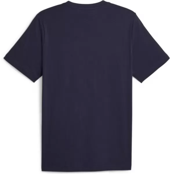  Moška majica s kratkimi rokavi PUMA ESS+ LOGO LAB TEE 675916-06 MODRA 