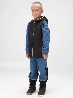Otroška softshell jakna LOAP URANIX OLK2307 MODRA