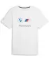 Moška majica s kratkimi rokavi PUMA BMW MMS ESS LOGO TEE 621314-02 BELA
