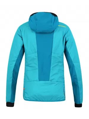 Ženska jakna HANNAH NAVA HOODY SCUBA MODRA/EMAJL MODRA