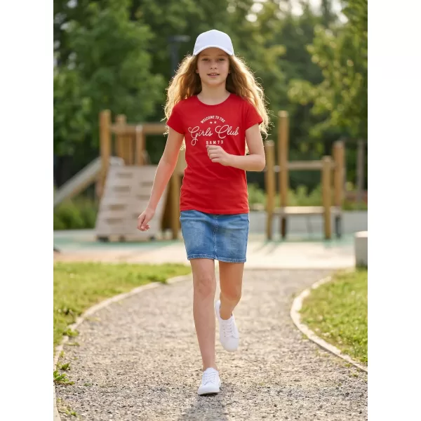  Dekliška majica s kratkimi rokavi SAM 73 JANLI KT 507 RDEČA 