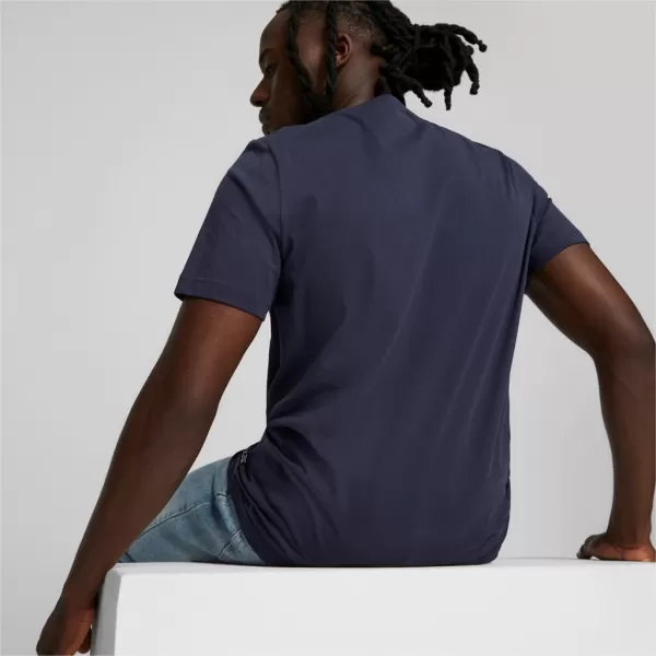  Moška majica s kratkimi rokavi PUMA ESS+ LOGO LAB TEE 675916-06 MODRA 