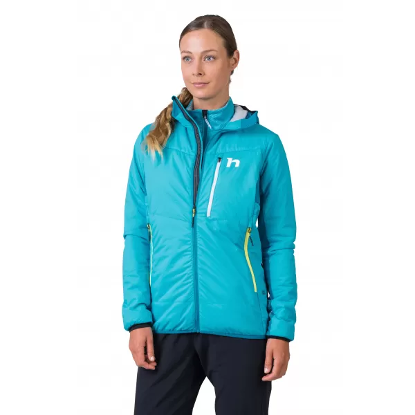  Ženska jakna HANNAH NAVA HOODY SCUBA MODRA/EMAJL MODRA 