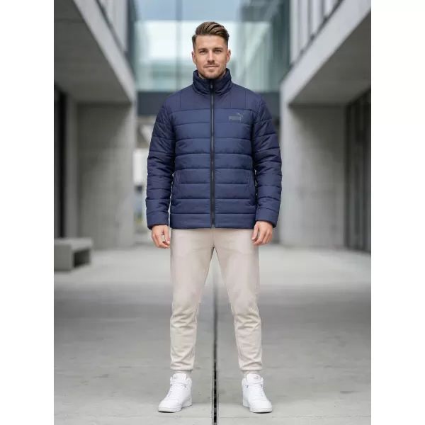  Moška jakna PUMA ESS+ PADDED JACKET 849349-06 MODRA 