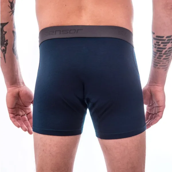  Moške boksarice SENSOR MERINO ACTIVE DEEP BLUE 