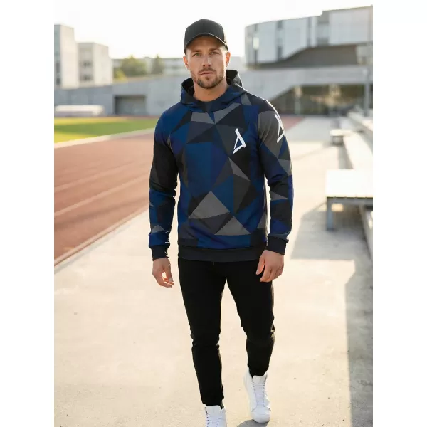  Moški premium pulover ALTISPORT VOJ/ALM007MI01 TEMNO MODRA 
