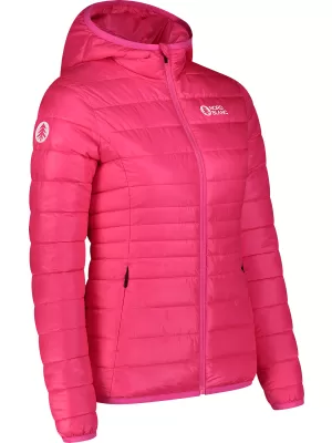 Ženska prešita jakna NORDBLANC SPARKLE NBWJL7947 ROZA SIJAJ