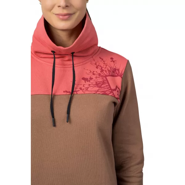  Ženski pulover HANNAH SIBELE COCA MOCHA/UVELA VRTNICA 