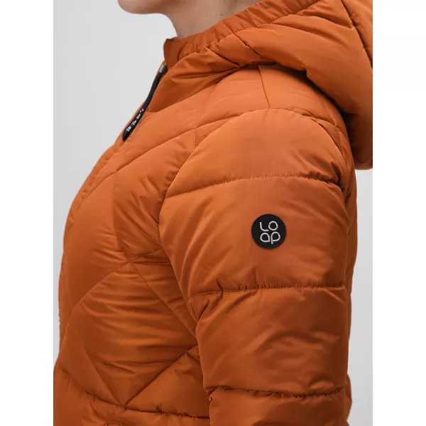  Ženski plašč LOAP TARVISIA CLW23107 ORANŽNA 