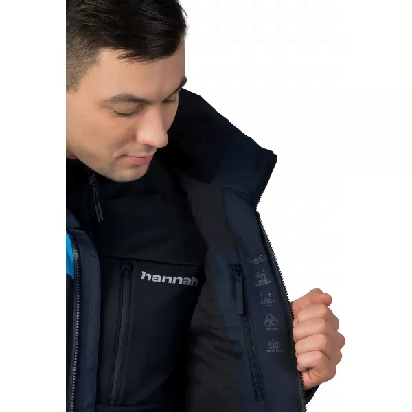  Moška jakna HANNAH KELTON ANTRACIT/METIL MODRA 