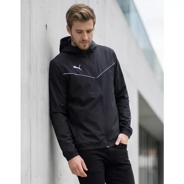  Moška jakna PUMA TEAMRISE ALL WEATHER JACKET 657396-03 ČRNA 