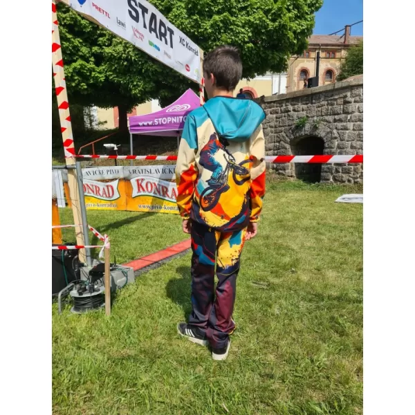  Otroške softhell hlače WAMU MOUNTAIN BIKE TMAVÁ BOLJ OBARVANO 