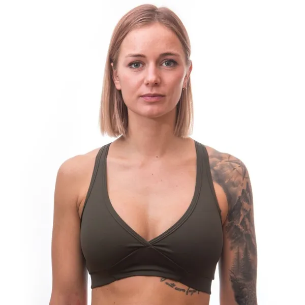  Ženski športni nedrček SENSOR INFINITY ECO OLIVE GREEN 