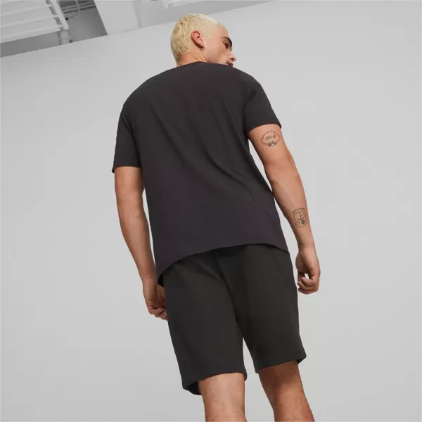  Moška majica s kratkimi rokavi PUMA ESS+ 2 COL LOGO TEE 586759-61 ČRNA 