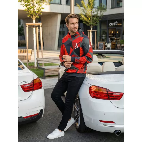  Moški premium pulover ALTISPORT VOJ/ALM007MI01 RDEČA 