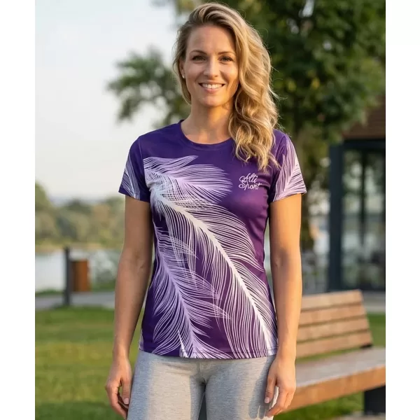  Ženska premium funkcionalna majica ALTISPORT VOJ/ALW001TR01 VIJOLIČNA 