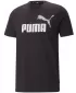 Moška majica s kratkimi rokavi PUMA ESS+ 2 COL LOGO TEE 586759-61 ČRNA