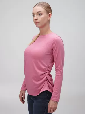 Ženska majica s kratkimi rokavi LOAP BAXANA CLW23146 ROZA